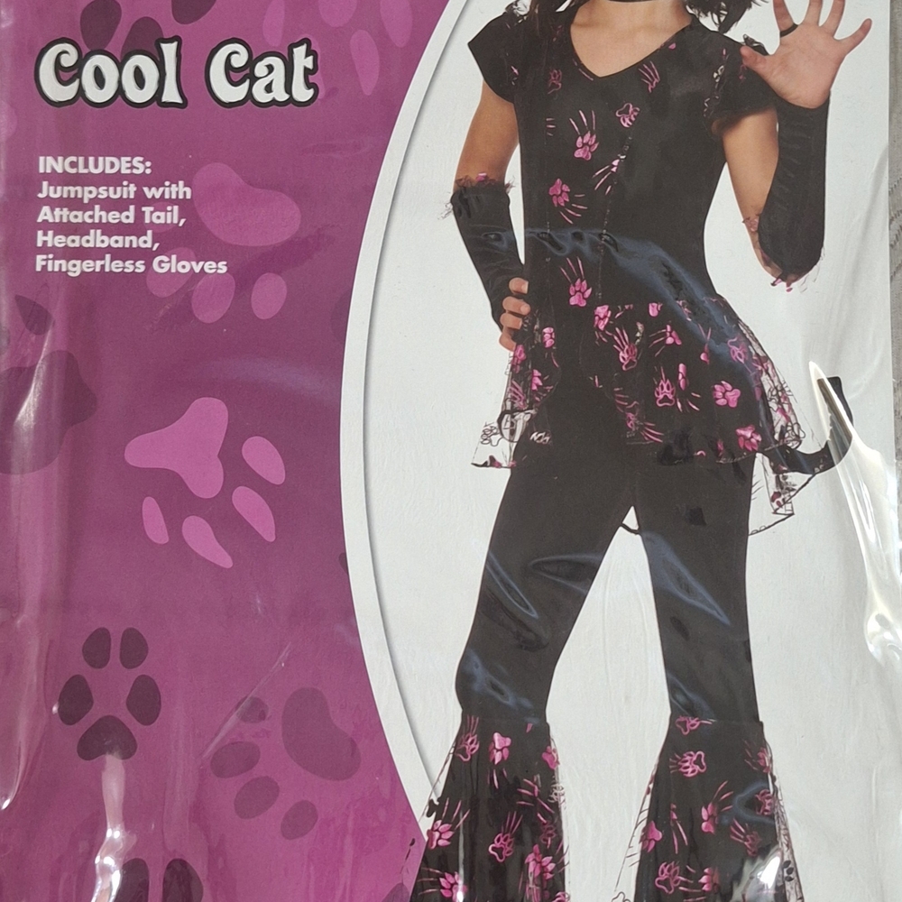 Easy Spirit Black and Pink Cool Cat Costume